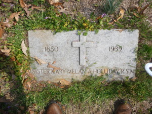 The headstone of the real Melanie Hamilton in GWTW.